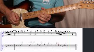 How to Play the Intro and Solo to Drinkaby by Cole Swindell on Guitar with TAB [upl. by Anahsohs694]