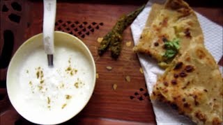 ALOO PYAZ KA PRANTHA STUFFED POTATO ONION BREAD  Nirmal Bhoj [upl. by Rosenbaum]