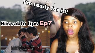 KISSABLE LIPS EP7 REACTION KOREAN BL SERIES OF 2022 [upl. by Bannister]