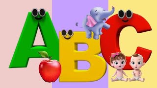 A For Apple I Abcd Song I Abcd Rhymes I abcd  Phonics song  ABC Alphabet Songs CoComelon [upl. by Edwin]