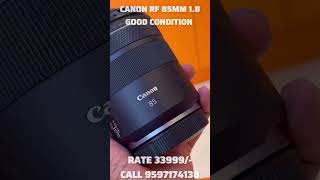 CANON RF 85MM LENS AVAILABLE AT MUTHUKUMARAN CAMERAS canonlens muthukumarancameras [upl. by End]