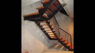 Instalación de Escalera metálica  barandas metálicas [upl. by Furr]