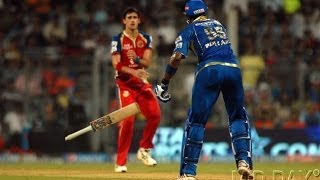 Pollard vs Starc Fight Crossed The Line  Shane Watson [upl. by Hanahsuar]