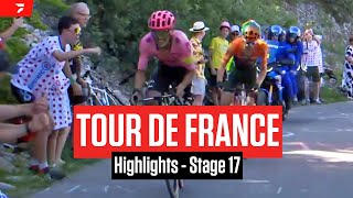 Tour de France 2024 Stage 17 Highlights [upl. by Nolahc]