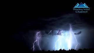 4 hours of rain and thunder real storm sound for good sleep Thunderstorm [upl. by Cioffred]