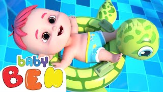 Swimming Song  Family at the Swimming Pool  Ben Ben Nursery Rhymes amp Kids Songs [upl. by Robin]