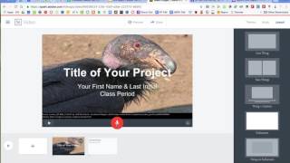 Creating Your Adobe Spark Video Using Your Google Slides [upl. by Norehs129]