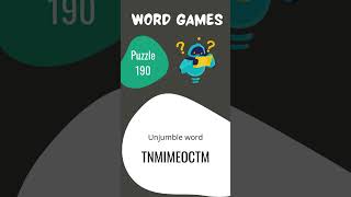 Word game puzzle 190 [upl. by Cerelia]