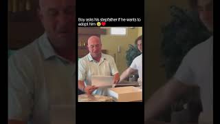 Loving moment Boy asks his stepfather if he wants to adopt him viralvideo love fatherson usa [upl. by Monahon]