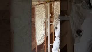 spray foam insulation थंडी पासून वाचवते [upl. by Consolata]