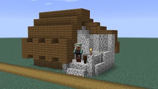 How to build a Minecraft Village Weaponsmith 114 snowy tundra [upl. by Spearing]