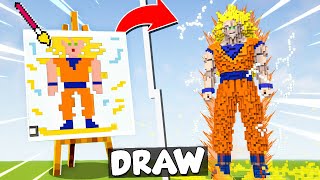 NOOB vs PRO DRAWING BUILD COMPETITION in Minecraft Episode 2 [upl. by Boot]