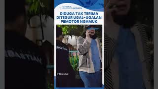 Viral Video Pria di Bekasi Ngamuk Diduga Tak Terima saat Ditegur Warga Gegara Hampir Tabrak Pemotor [upl. by Chapel]