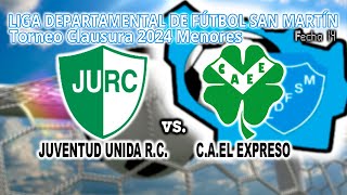 241026 TLDFSM Clausura F14 5taDiv  Juventud Unida RC vs CAEl Expreso [upl. by Ute]