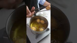 Deep fried eggs the proper way asianfood [upl. by Sublett]