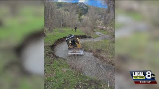 Forest Service trail dozer vandalized and damaged [upl. by Eromle180]