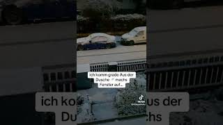 Schnee in München 😱🥶☃️ schnee münchen weißeweihnachten shorts [upl. by Ielirol]