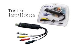 Tutorial  LogiLink USB 20 Video und Audio Grabber Treiber installieren auch für Windows 8 [upl. by Ohs]