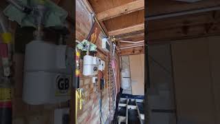 Garage conversion into room in 3 weeks👍  to be continued short diy [upl. by Fancy]