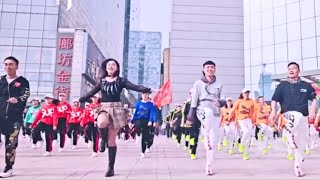 💝Langfang was on fire one night💝Dandan danced with the💝 Dance Teams of Langfang City💝 [upl. by Assenal]