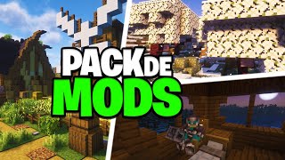 PACK de MODS ESENCIALES para MINECRAFT 121  ¡MODPACK SIN LAG [upl. by Esylle84]