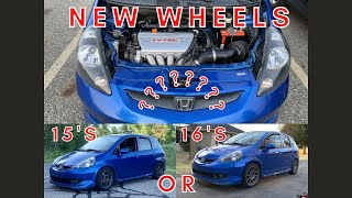 K Swapped Honda Fit Gets New Wheels [upl. by Chinua]