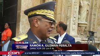 Ministro de Defensa y dir PN declaran tolerancia cero con agentes vinculados a tráfico de haitianos [upl. by Sokem124]