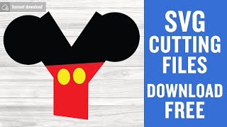 Mickey Font Y Svg Free Cut File for Cricut [upl. by Ykcul]