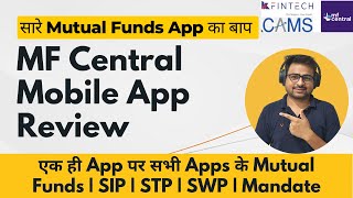 MF Central Mobile App Review  MF Central App Registration e Mandate Nominee Update SIP SWP STP [upl. by Malinin]