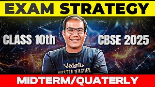 Midterm Exam Strategy✅ Class 10  CBSE 2025  Vinay Shur Sir  JEE Punjab [upl. by Colpin887]