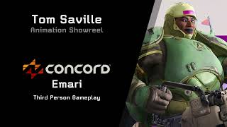 Concord  Emari Gameplay Animation Showreel [upl. by Ahterahs]