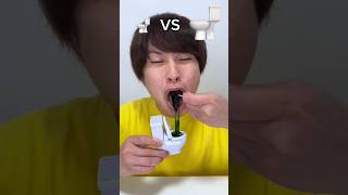 BIG Toilet VS Small Toilet Eating Challenge 🤣🤮 shorts trendingshorts funny ytshorts [upl. by Trever]