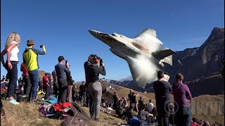 The best AvGeek Airshow in the World Spectacular Swiss Alps Axalp Fliegerschiessen [upl. by Damon88]