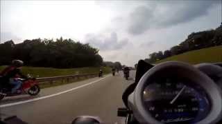 Yamaha FZ150i top speed 160kmh [upl. by Lovich]