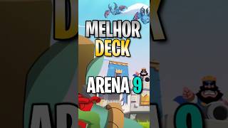 O MELHOR DECK PARA ARENA 9 clashroyale [upl. by Nylisoj]