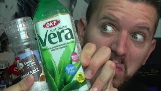 ALOE VERA DRINK Mit Salz noch besser Snack Check [upl. by Eveneg]