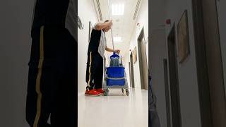 HOUSEKEEPING TIPHOW TO MOP AND CLEAN VINYL IN HOSPITAL [upl. by Wolfram]