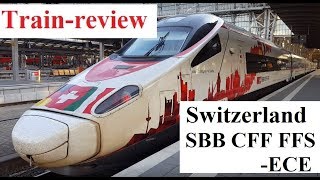 II Besichtigungreview in SBB CFF FFS EuroCityExpress als ECE151 FrankfurtMHbfMilano Centrale [upl. by Horatius]