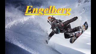 Titlis Engelberg Switzerland Freeride Snowboarding Pro [upl. by Inavihs]