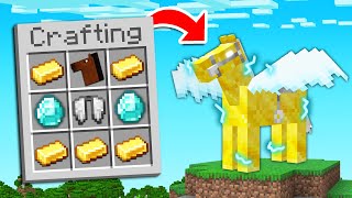 Minecraft But You Can Craft OP Horses [upl. by Anaer]