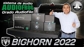 RAM 1500 BIG HORN 2022 Sistema Grado Audiófilo Audiofrog [upl. by Aitan]