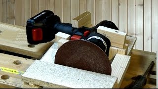 Low Cost Custom Drill Sanding Table Jig [upl. by Cassandry]