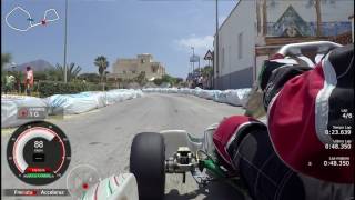 Qualificazioni Gran Premio Karting Lido Valderice Campionato Circuito Cittadini with GMetrix [upl. by Haidebez]