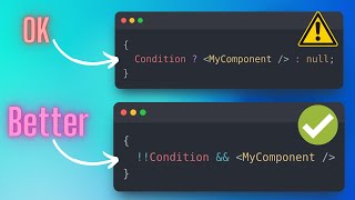 A Better Way For Conditional Rendering In React [upl. by Esinrahc]