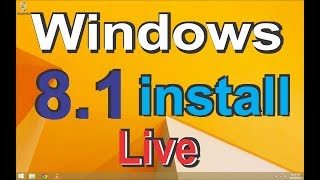 How to Install Windows 81 Kaise install kare [upl. by Narruc]