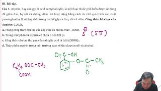 Aspirin hay còn gọi là acid acetylsalicylic là một loại thuốc phổ biến được sử dụng để giảm đau [upl. by Rosena294]