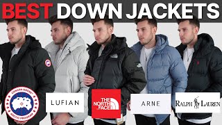 Which Brand Makes The BEST Down Jacket Canada Goose North Face Ralph Lauren amp More [upl. by Radcliffe]