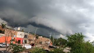 impresionante tormenta vista hacia el noroeste desde santapaula en Tonalá jalisco [upl. by Barrus]