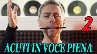 I 5 SEGRETI PER CANTARE GLI ACUTI IN VOCE PIENA [upl. by Keare]