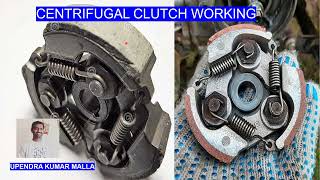 Centrifugal Clutch Working  Types of Clutches  Automobile Basics  Automobile Engineering  Parts [upl. by Gerhardt665]